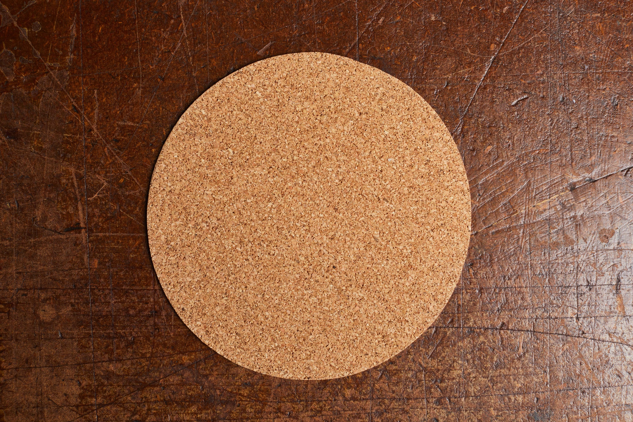 100  6" Adhesive Cork Discs