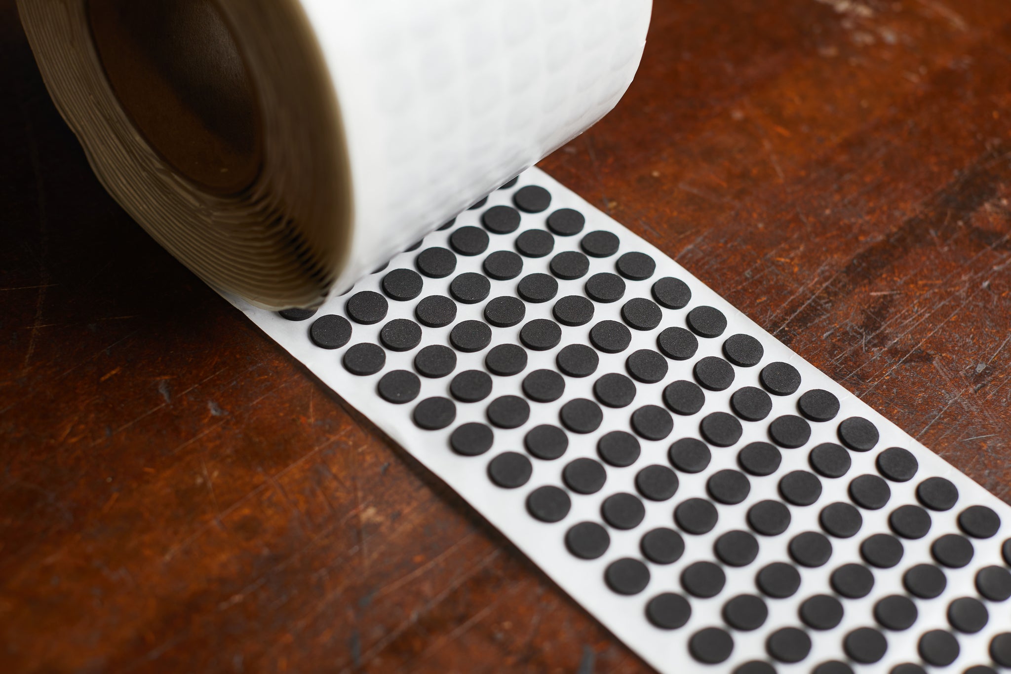 1,000  1/2" Adhesive Rubber Dots