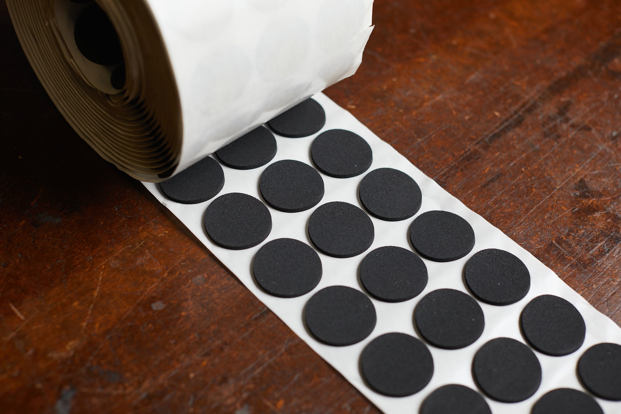 1,000  1 1/2" Adhesive Rubber Dots