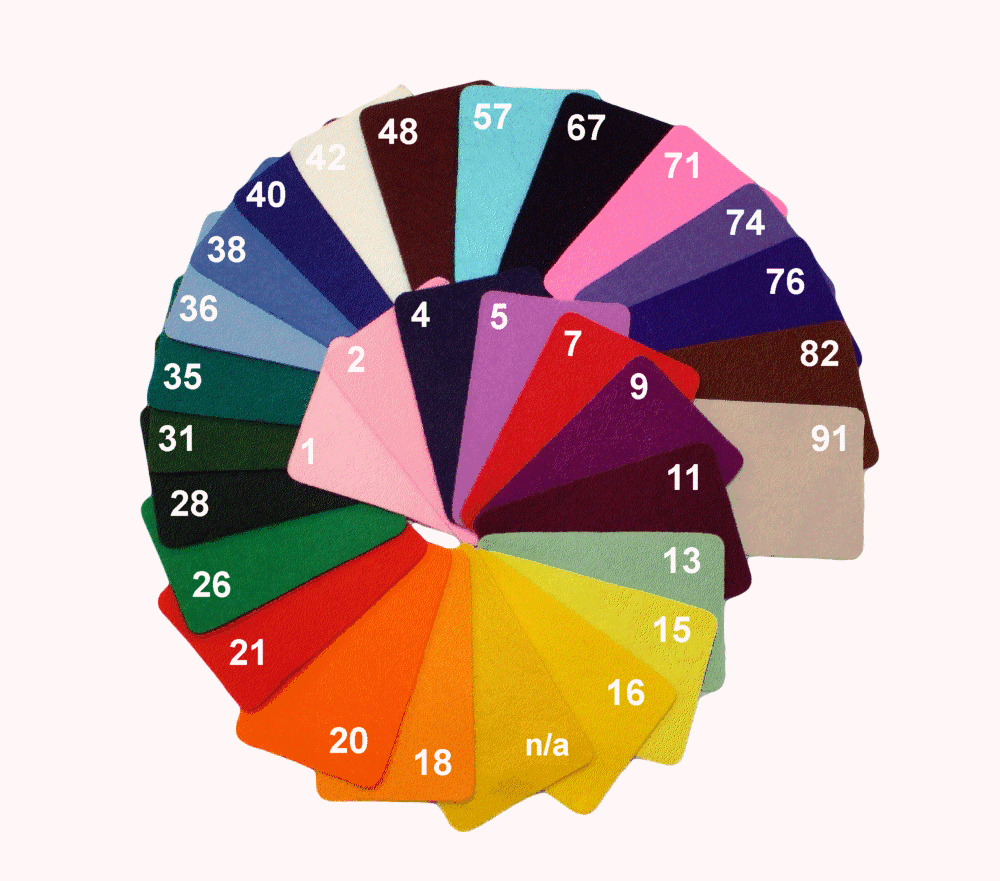  38 Piece Merino Wool Blend Felt - Heathered Colors - Made in  USA - OTR Felt (6X12 inch)